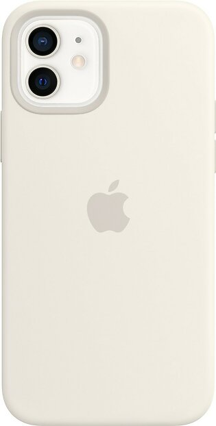 Apple iPhone 12 | 12 Pro Silicone Case with MagSafe – White