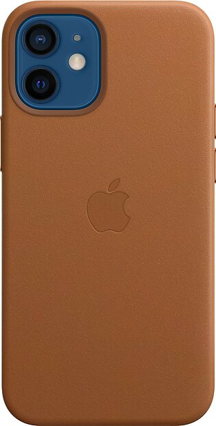 Apple iPhone 12 mini Leather Case with MagSafe – Saddle Brown