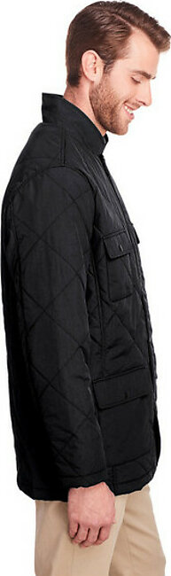 UC708 UltraClub Men's Dawson Quilted Hacking Jacket