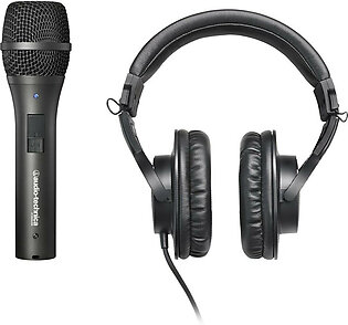 Audio-Technica AT2005USB/ATH-M20x Microphone Headphone Bundl…
