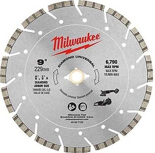 Milwaukee 9" Diamond Universal Segmented Blade 49-93-7125