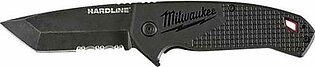 Milwaukee 3" HARDLINE Serrated Blade Pocket Knife Black 48-22-1998