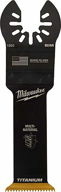 Milwaukee OPEN-LOK 1-1/4" Titanium Enhanced Bi-Metal Multi-Material Blade 1pk 49-25-1203