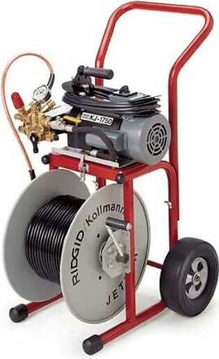 RIDGID KJ-1750 Cold Water Jetting Machine With Cart  and Hose Reel 62697