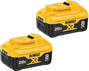 DeWalt 20V Max XR 8.0Ah Battery 2-Pack DCB208-2