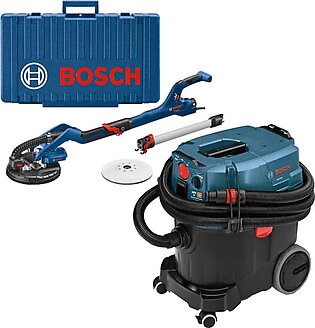 Bosch 9" Drywall Sander & 9 Gallon Wet/Dry Vac Kit GTR55-85 & VAC090AH