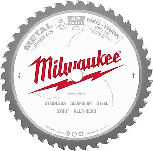 Milwaukee 8" 42 Tooth Metal Cutting Circular Saw Blade 48-40-4515
