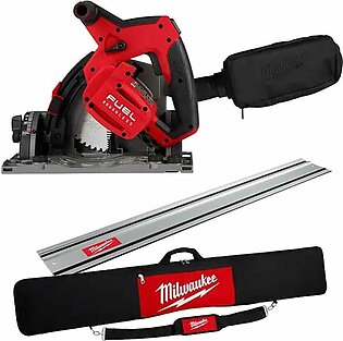 Milwaukee M18 FUEL 6-1/2" Plunge Track Saw with 55" Rail and Bag 2831-20-BUNDLE