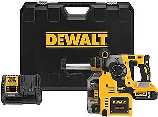 DeWalt 20V MAX XR 1" Brushless SDS-Plus Rotary Hammer Kit On Board Dust Extractor DCH273P2DHO