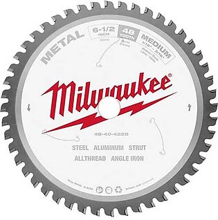 Milwaukee 6-1/2" 48 Tooth 5/8" Arbor Circular Saw Metal Cutting Blade 48-40-4220