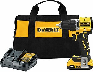 DeWalt ATOMIC COMPACT SERIES 20V MAX* Brushless Cordless 1/2 in. Drill/Driver Kit DCD794D1
