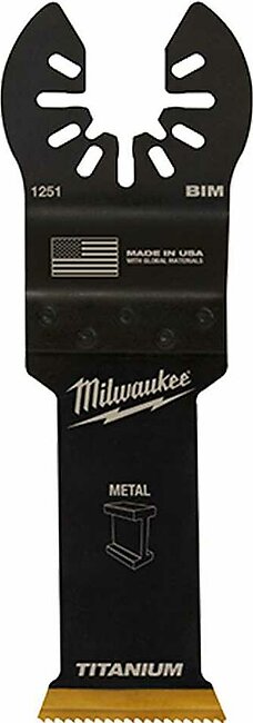 Milwaukee OPEN-LOK 1-1/8" Titanium Enhanced Bi-Metal Blade 1pk 49-25-1251