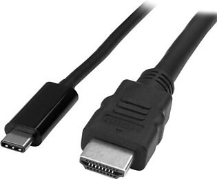 StarTech.com USB C to HDMI Cable - 3 ft / 1m - USB-C to HDMI 4K 60Hz - USB Type C to HDMI - Computer Monitor Cable CDP2HDMM1MB