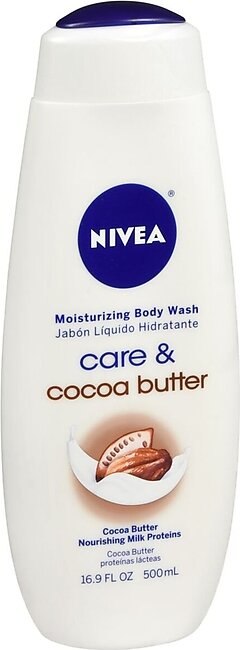 NIVEA Moisturizing Body Wash Care & Cocoa Butter – 16.9 OZ