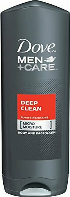 DOVE BODY WASH MEN + CARE DEEP CLEAN 4-18 FLUID OUNCE (4 units per case)