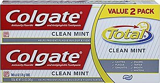 TOOTHPASTE ORIGINAL CLEAN MINT TWIN 2-6-12 OUNCE (12 units per case)