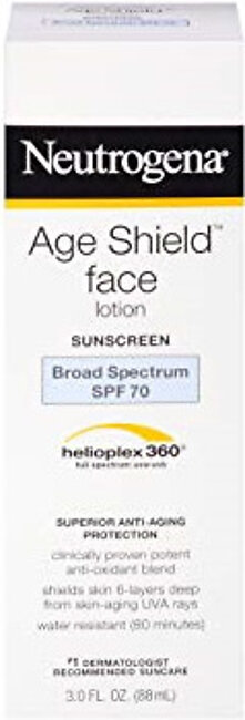 Neutrogena Age Shield Face Sunblock Lotion SPF 70 3 OZ