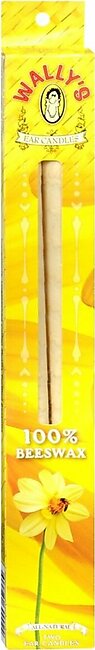 Wally’s Natural Luxury Collection Beeswax Ear Candles Unscented – 2 EA