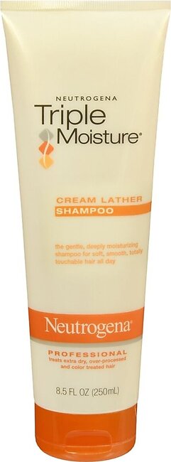 Neutrogena Triple Moisture Cream Lather Shampoo – 8.5 OZ