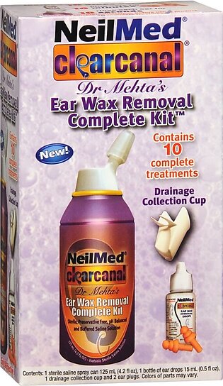 NeilMed ClearCanal Ear Wax Removal Complete Kit – 125 ML