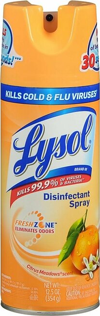 LYSOL Disinfectant Spray Citrus Meadows Scent – 12.5 OZ