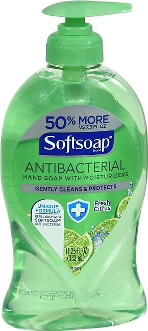 Softsoap Antibacterial Hand Soap With Moisturizers Fresh Citrus – 11.25 OZ