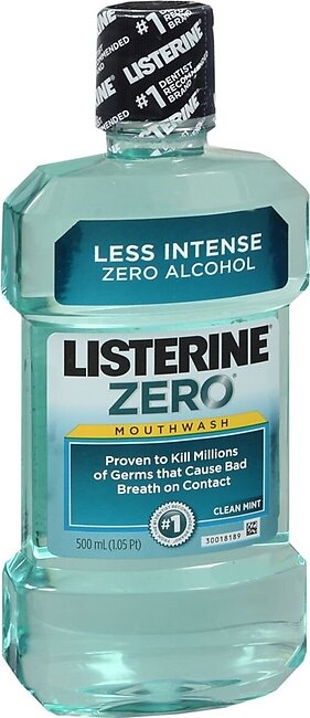 Listerine Zero Mouthwash Clean Mint – 500 ML