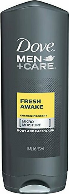 DOVE BODY WASH MEN + CARE FRESH AWAKE 4-18 FLUID OUNCE (4 units per case)