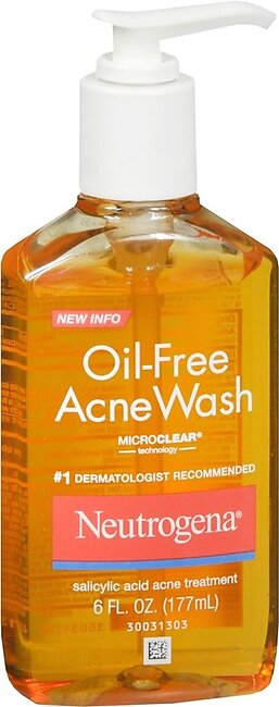 Neutrogena Oil-Free Acne Wash – 6 OZ