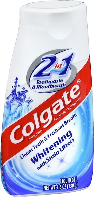 Colgate 2 in 1 Whitening Toothpaste & Mouthwash Liquid Gel – 4.6 OZ
