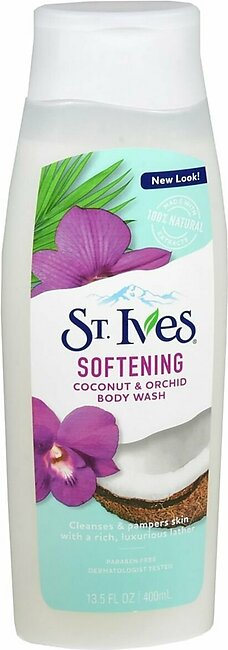 St. Ives Softening Coconut & Orchid Body Wash – 13.5 OZ