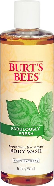 Burt’s Bees Fabulously Fresh Body Wash Peppermint & Rosemary – 12 OZ