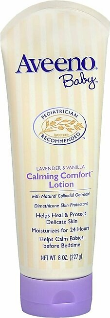 AVEENO Baby Lavender & Vanilla Calming Comfort Lotion – 8 OZ