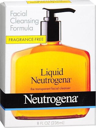 Neutrogena Liquid Facial Cleanser Fragrance Free – 8 OZ
