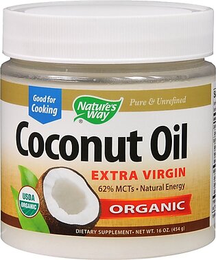 Nature’s Waxy Coconut Oil Organic – 16 OZ