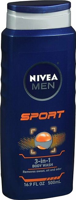 Nivea Men Sport 3-In-1 Body Wash – 16.9 OZ