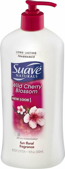 Suave Naturals Wild Cherry Blossom Body Lotion – 18 OZ