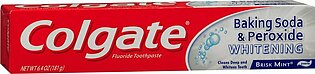 Colgate Baking Soda & Peroxide Whitening Toothpaste Brisk Mint – 6 OZ