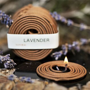 Lavender Coil Incense for relaxation and a calm mind