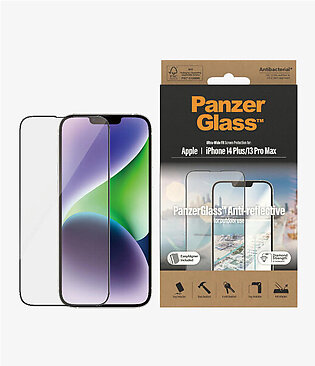PANZER GLASS Apple iPhone 14 Plus / iPhone 13 Pro Max Anti-Reflective Screen Protector Ultra-Wide Fit - (2789), AntiBacterial, Scratch Resistant
