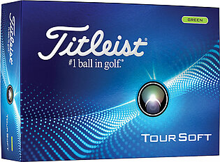 Titleist Tour Soft Glossy Green Golf Balls
