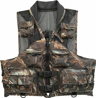 Prestigeapparel Fishoflage Fishing Life Vest