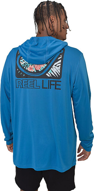 Reel Life Men's Long Sleeve Logo UV Tee