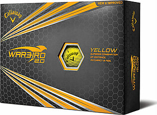 Callaway Golf Warbird 2.0 Yellow 12 Pack Golf Balls