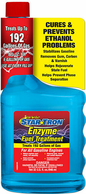 Star Brite Star Tron Enzyme Gasoline Additive, 32 oz.
