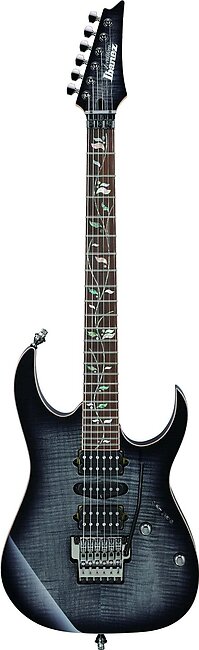 Ibanez RG8570 RG j.custom 6-String Electric Guitar in Black Rutile w/ Case