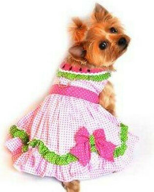 DOGGIE DESIGN Watermelon Dog Harness Dress