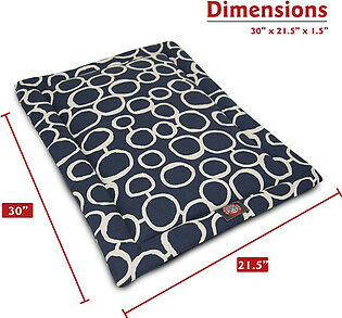 30 Fusion Navy Crate Dog Bed Mat By Majestic Pet Products