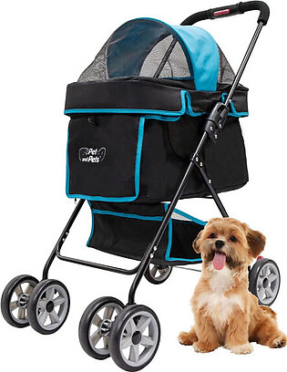 Petique Swift Stroller, Pet Cart for Small Size Cats and Dog..