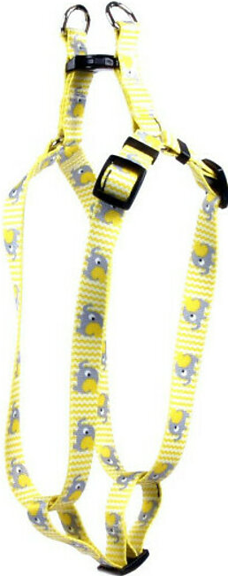 Yellow Dog Design Yellow Elephants Step-in Dog Harness-X-Sma..